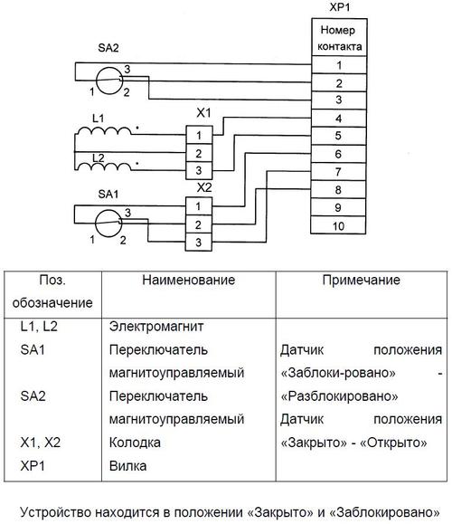 Схема подключения "Рубеж-Е"