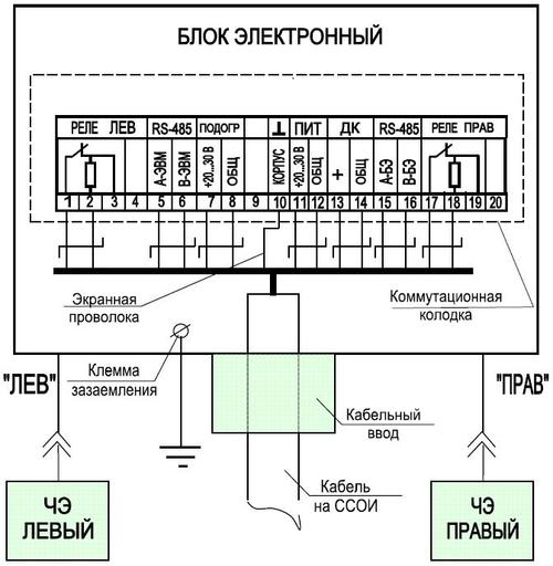 Схема подключения "Вереск"